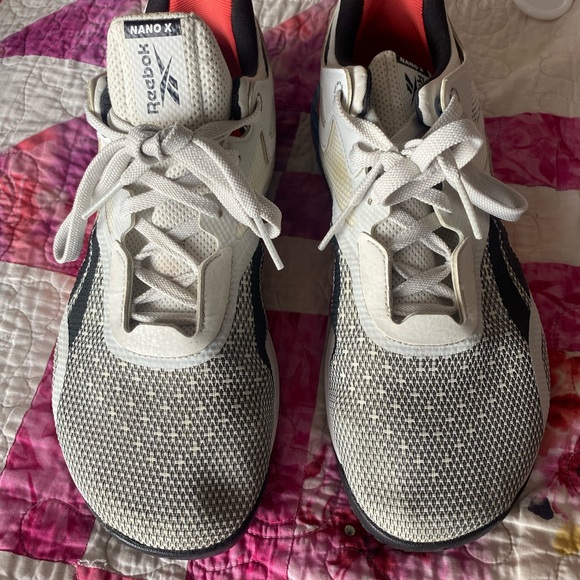 Reebok Nano X peach, white and blue. - Picture 2 of 5
